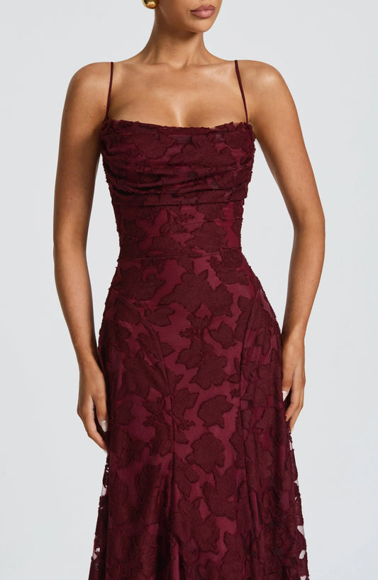 Cross Back Flowing Maxi Dress – view 2