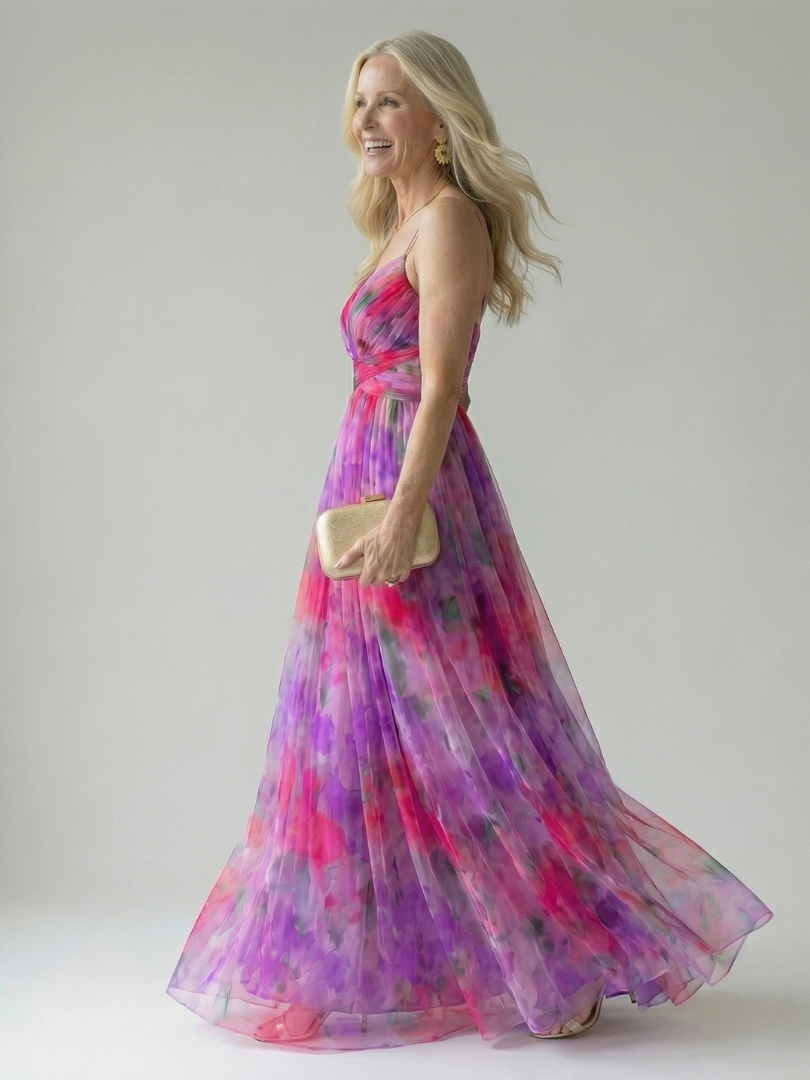 Wrap Bodice Cami Maxi Dress – view 9