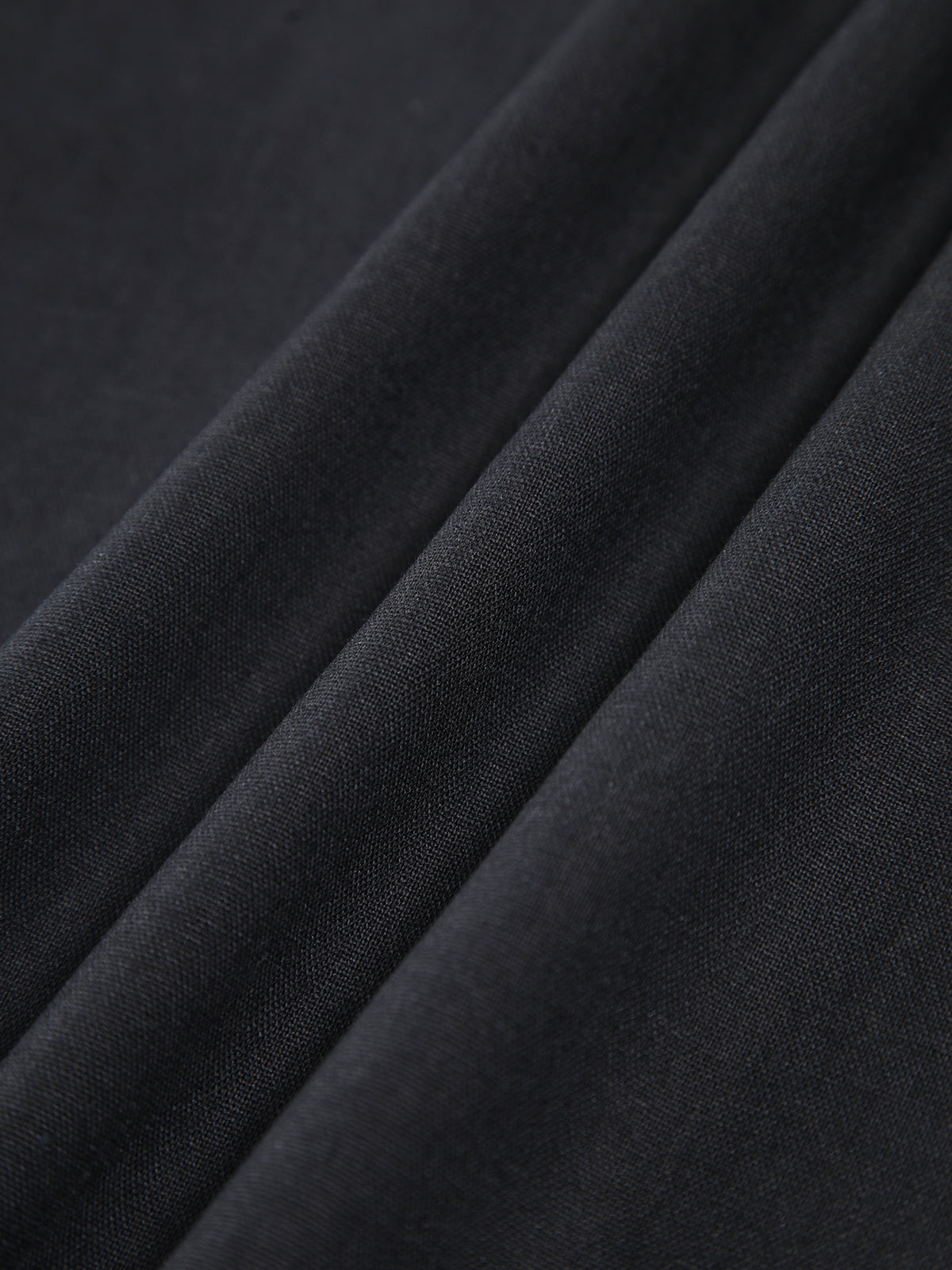 Black Linen Blend Knotted Cami Midi Dress – view 4