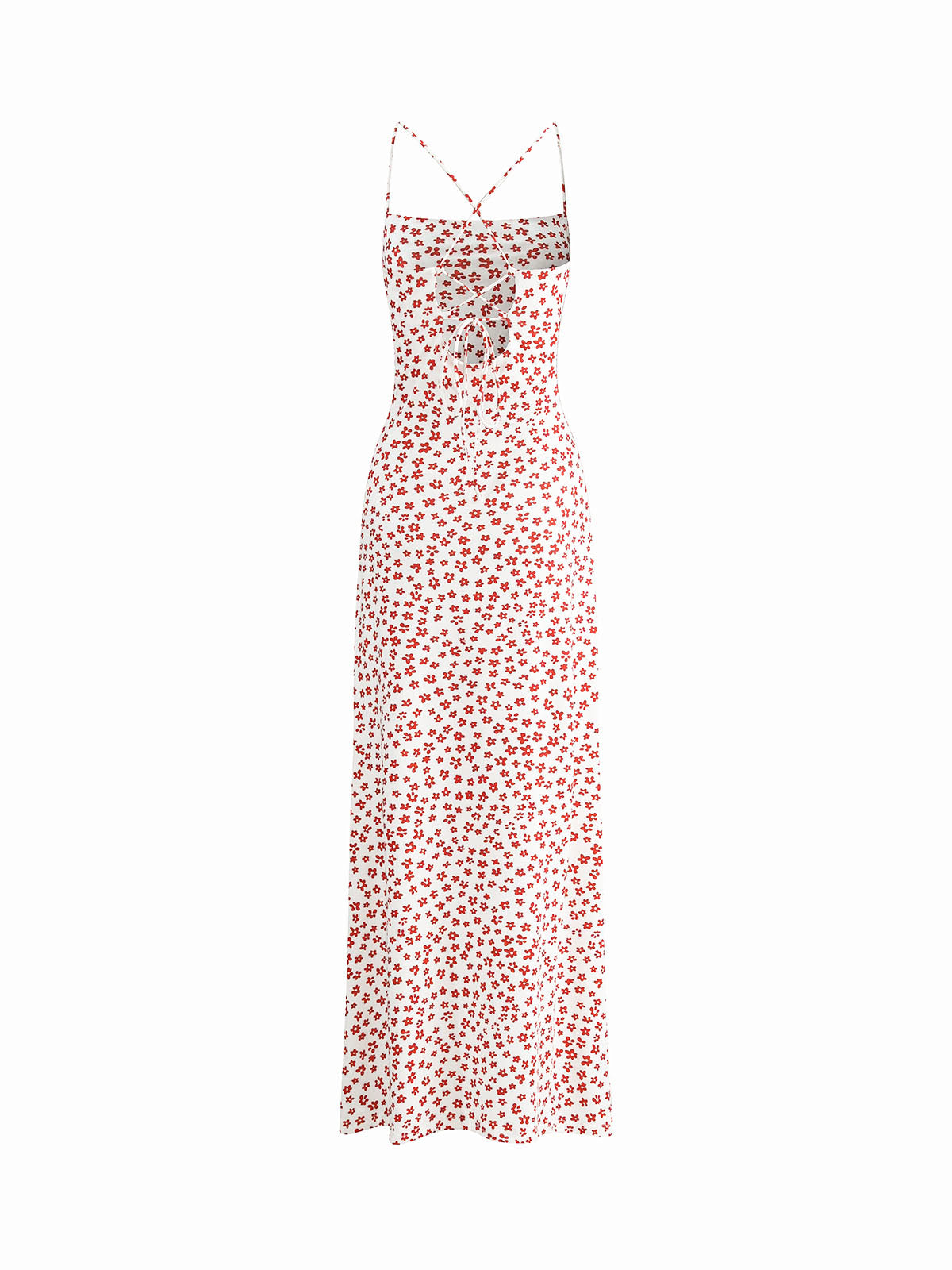 Strappy Floral Crisscross Maxi Sundress – view 3