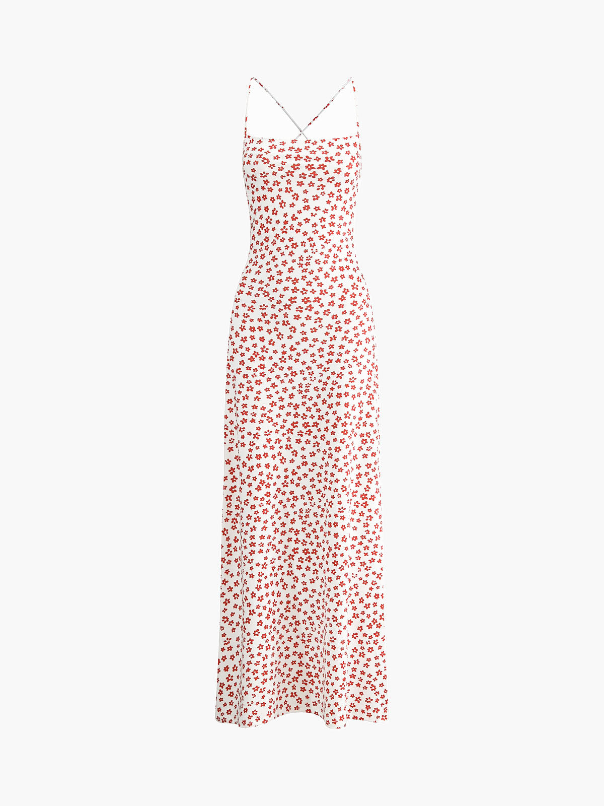 Strappy Floral Crisscross Maxi Sundress – view 2