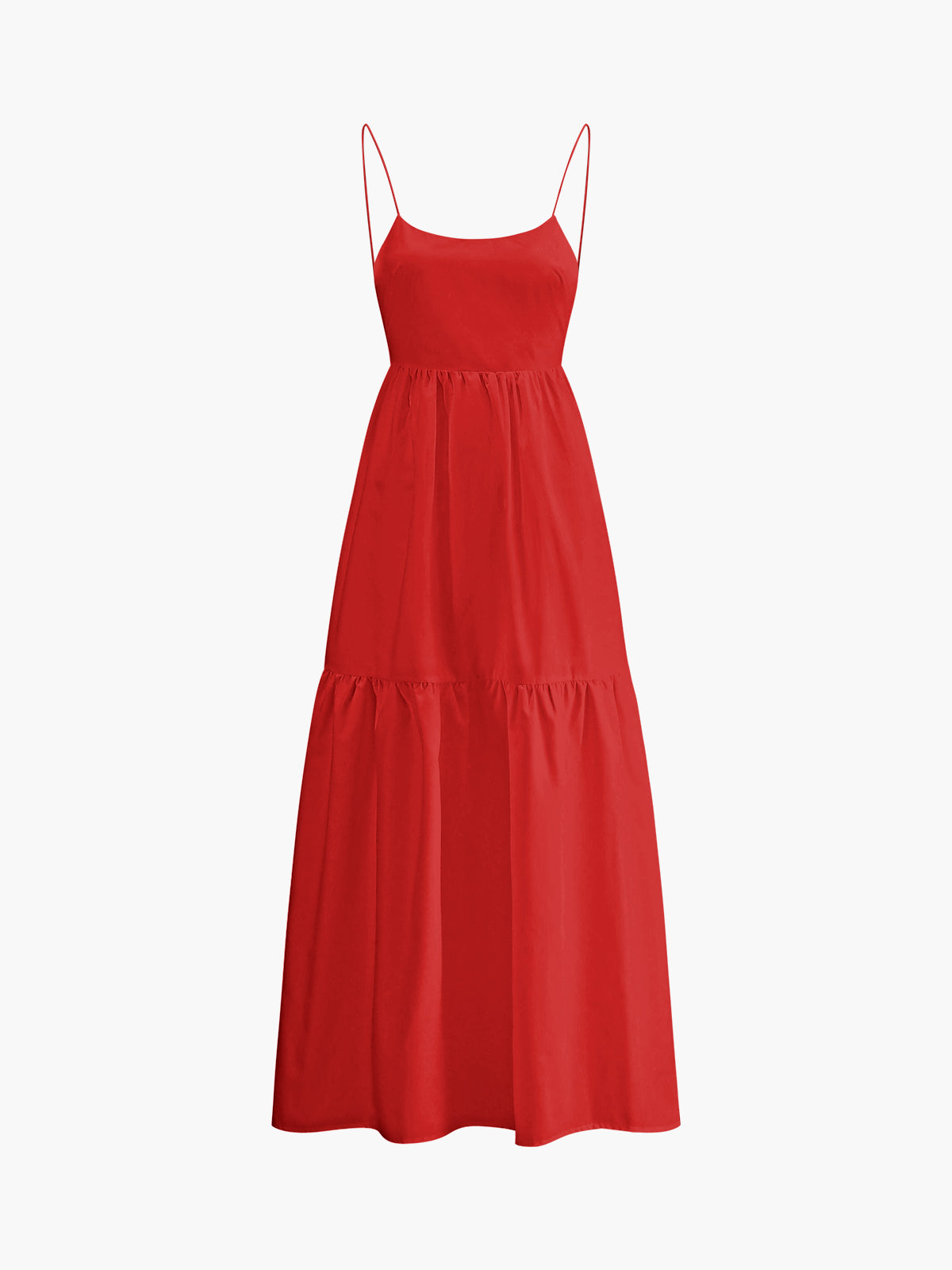Open Back Low Neck Maxi Dress – view 12