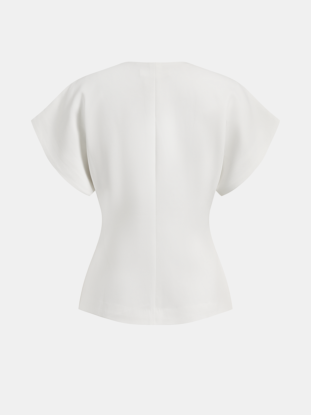Sleeveless V-Neck Button-Down Blouse – view 6