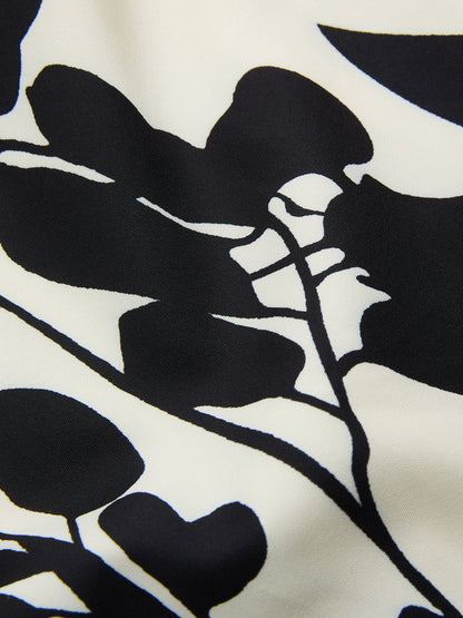Halter Neck Floral Print Midi Dress – view 5