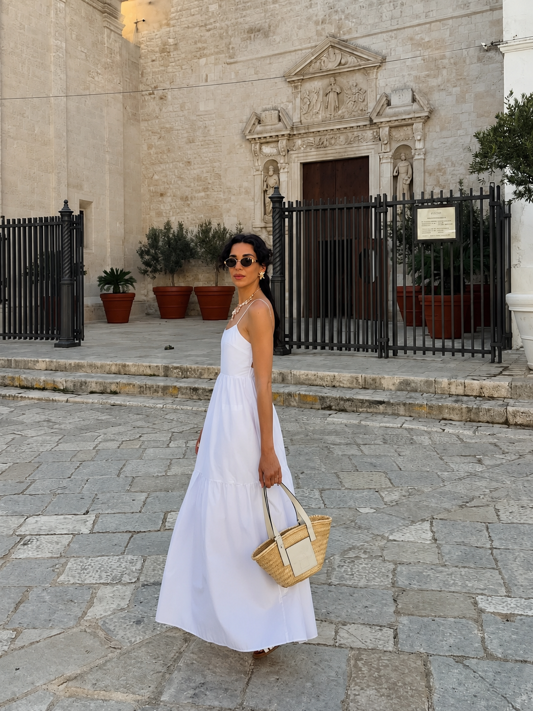 Open Back Low Neck Maxi Dress – view 7