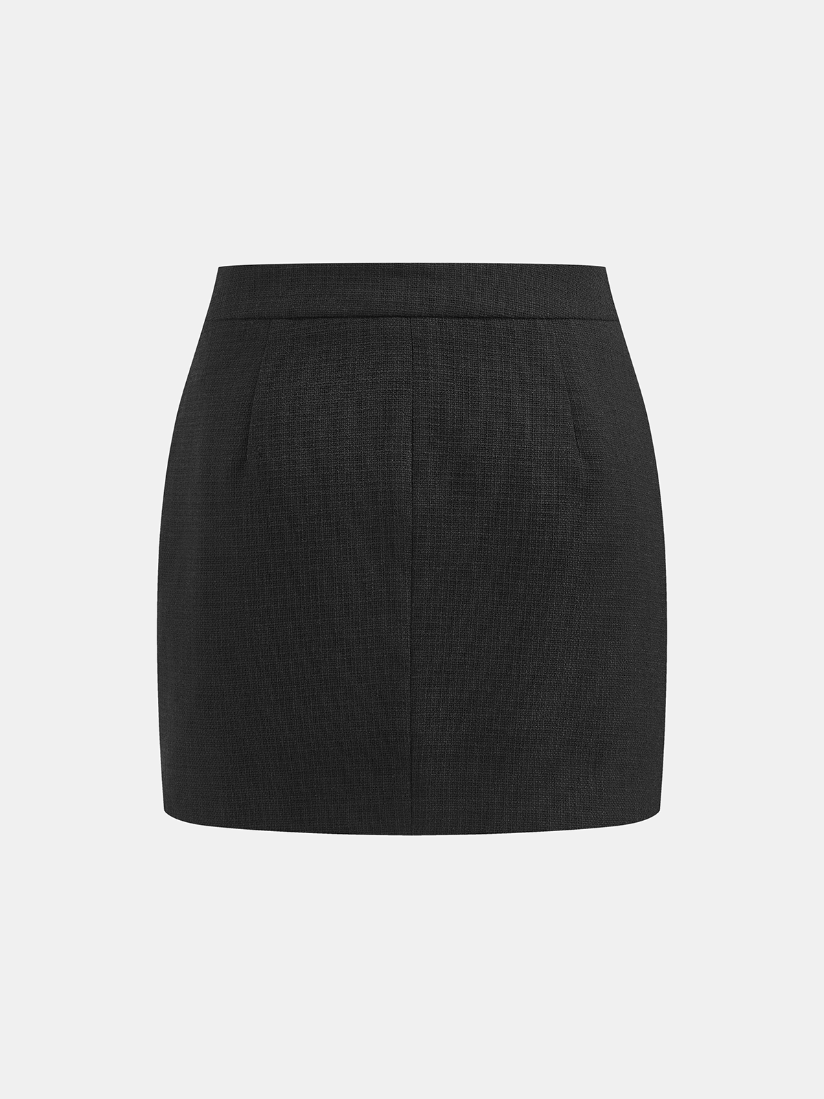 Black Tailored Mini Skirt – view 3