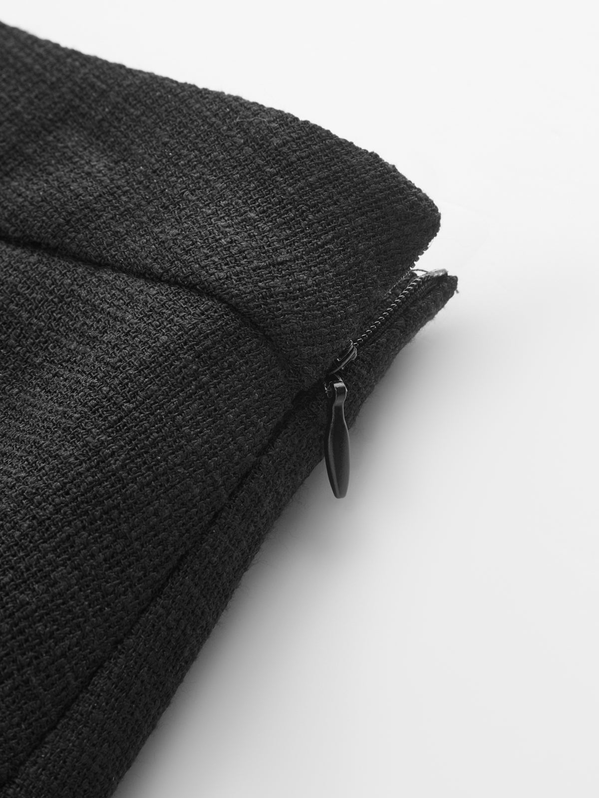 Black Tailored Mini Skirt – view 4