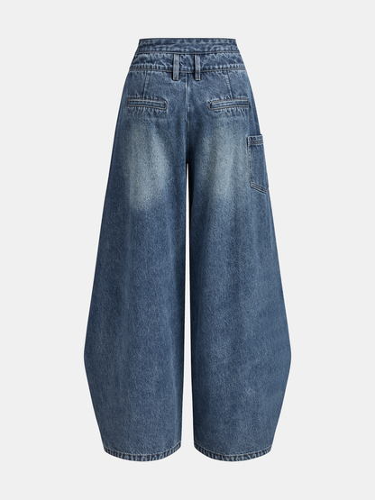 Cross-Front Wide Leg Jeans – view 2