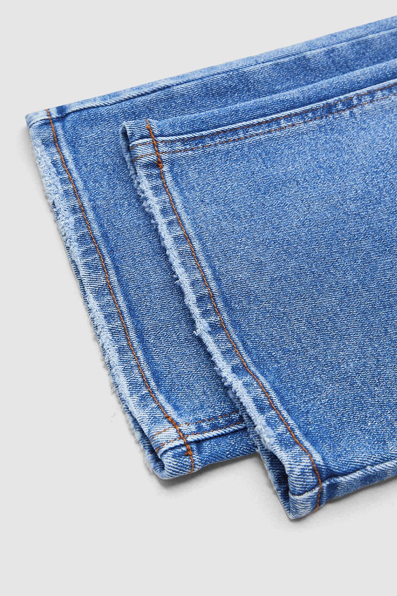 Mid Rise Straight Leg Jeans – view 10