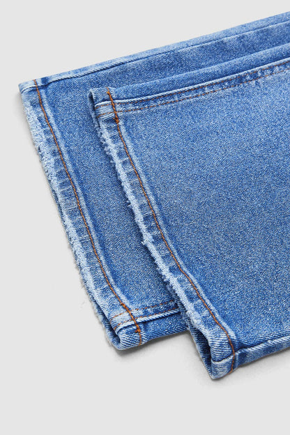 Mid Rise Straight Leg Jeans – view 10