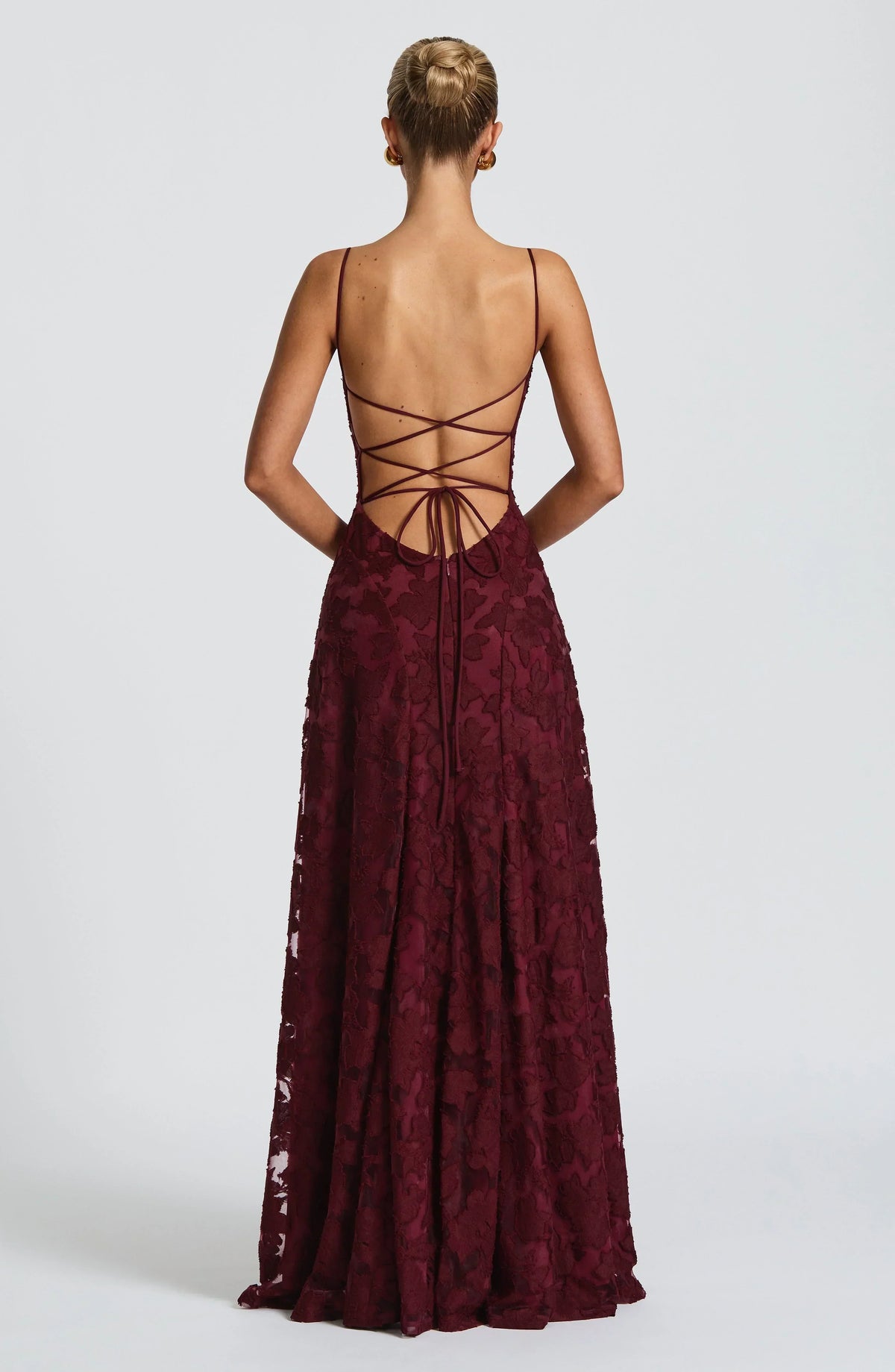 Cross Back Flowing Maxi Dress – view 4