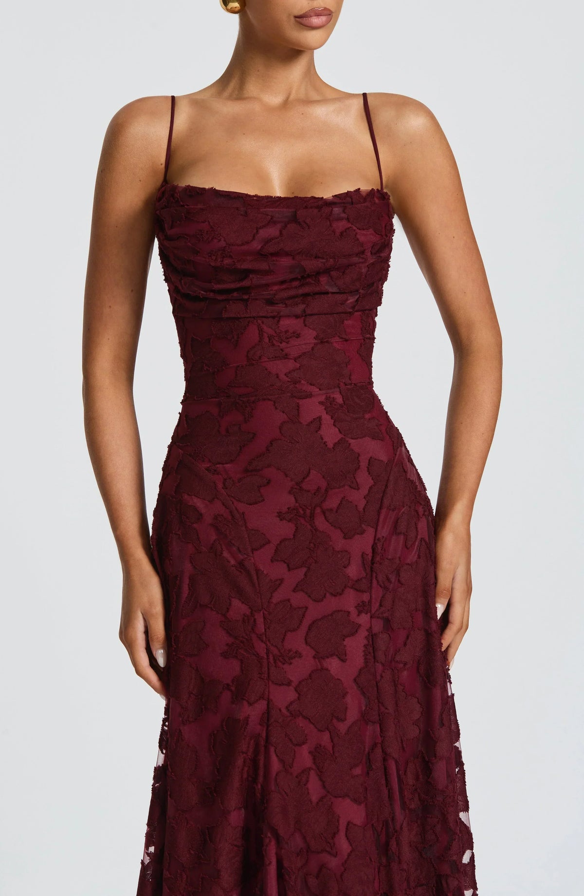 Cross Back Flowing Maxi Dress – view 2