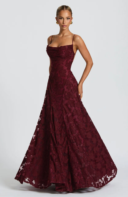 Cross Back Flowing Maxi Dress – view 3