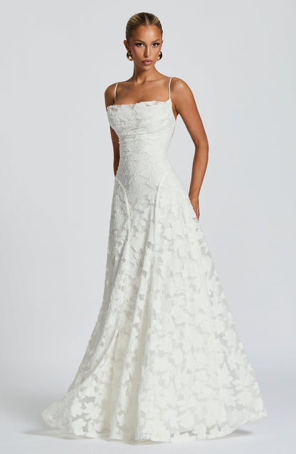 Cross Back Flowing Maxi Dress – view 7