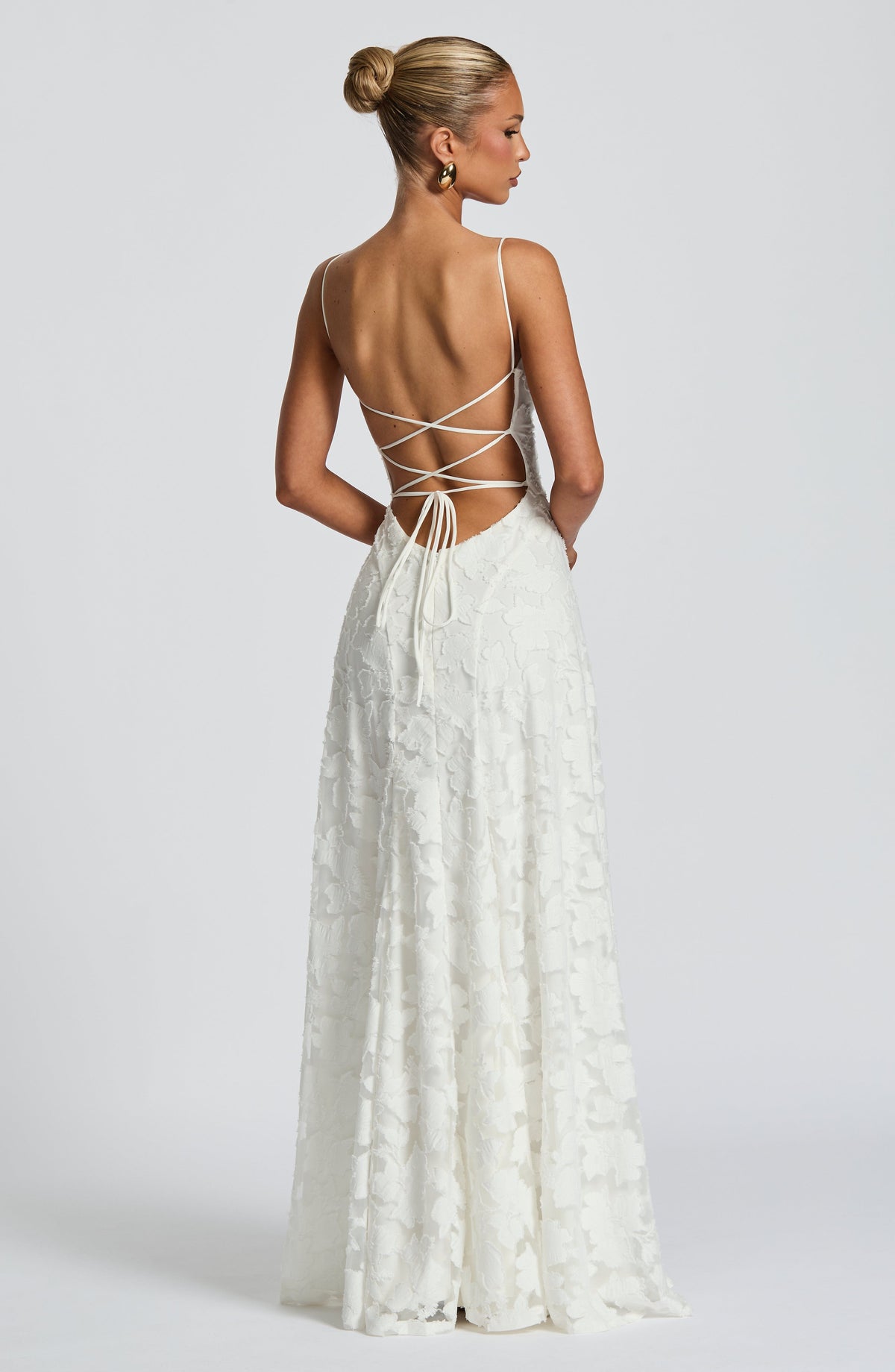 Cross Back Flowing Maxi Dress – view 8