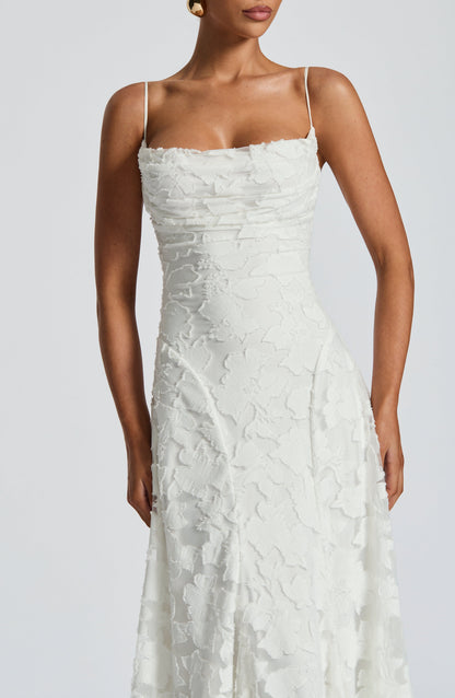 Cross Back Flowing Maxi Dress – view 6