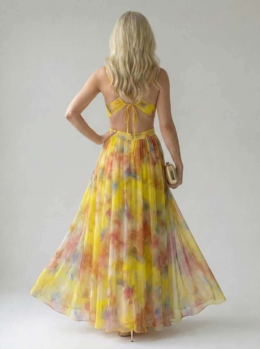 Wrap Bodice Cami Maxi Dress – view 7
