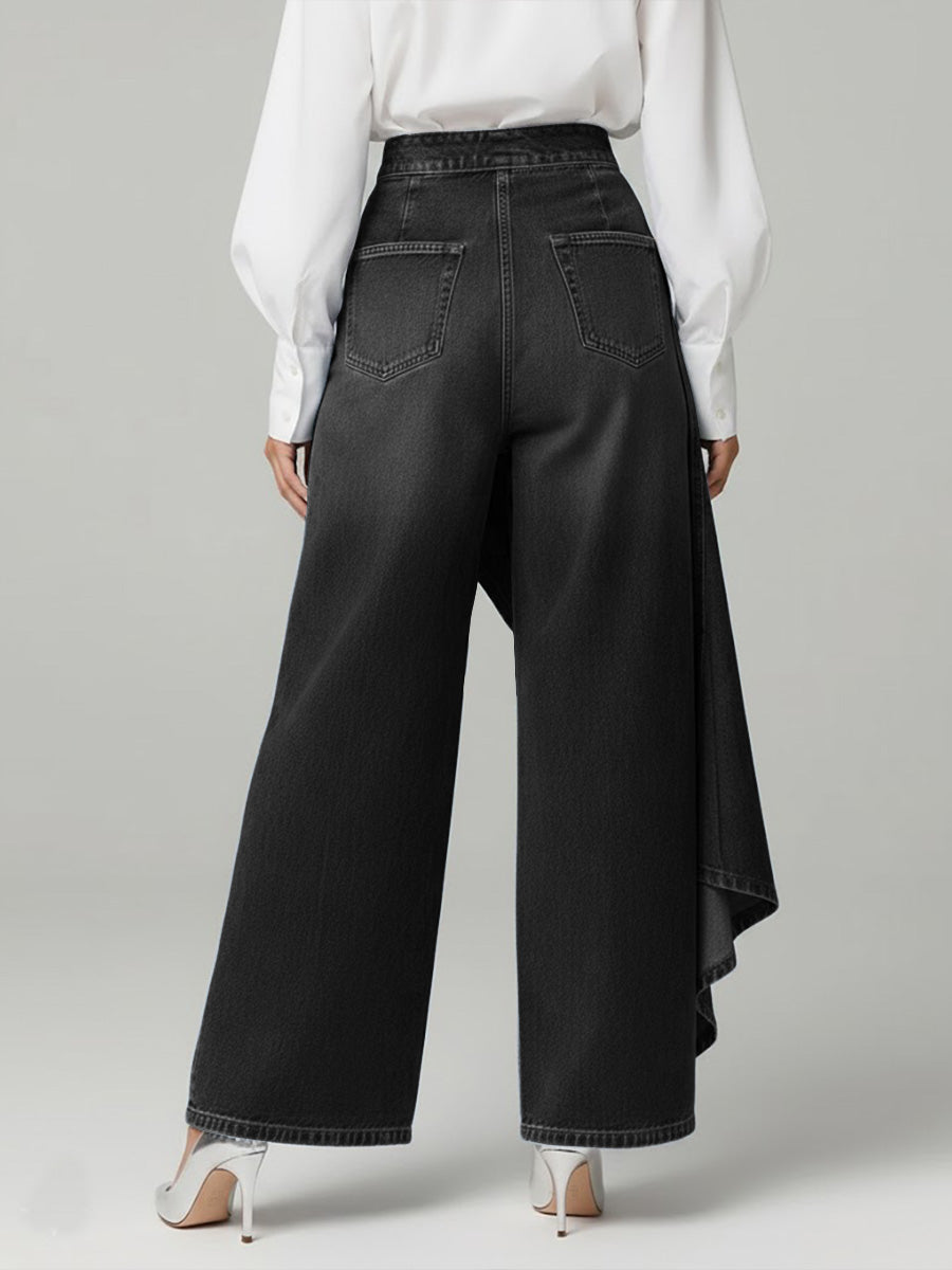 High Waisted Relaxed Wide Leg Jeans – view 6