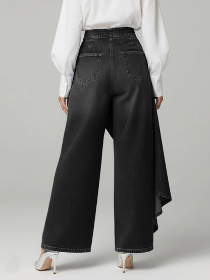 High Waisted Relaxed Wide Leg Jeans – view 6