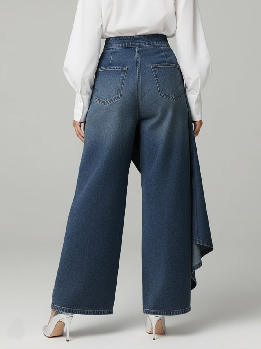 High Waisted Relaxed Wide Leg Jeans – view 4